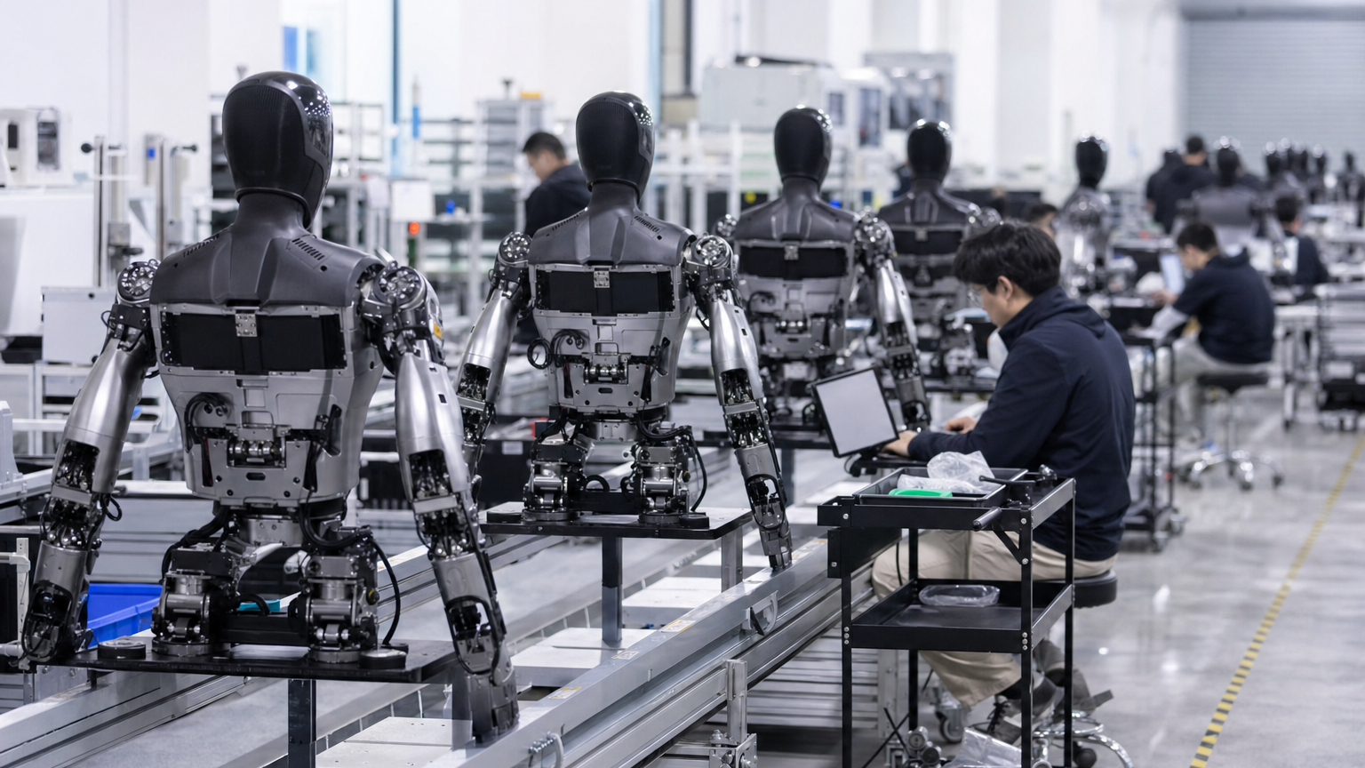 業界：中国ヒューマノイド市場、出荷台数が前年比7倍・世界シェア8割へ急拡大——量産フェーズ突入の実態（記事内画像）