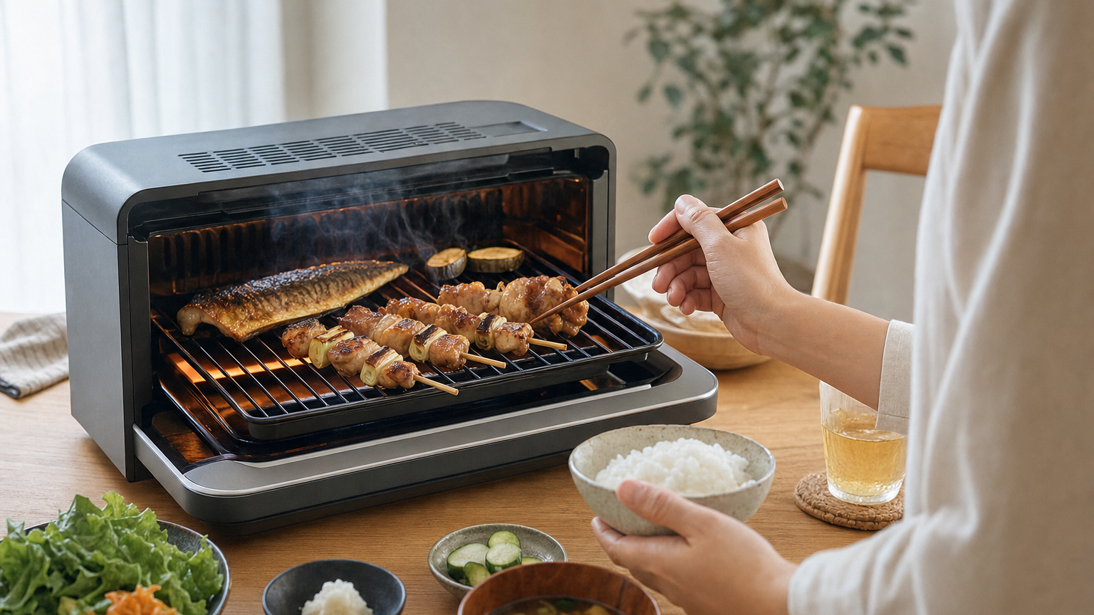 実機：煙ほぼゼロで魚も焼き鳥もジューシー。「超少煙グリルDX」を2週間使い倒した（記事内画像）