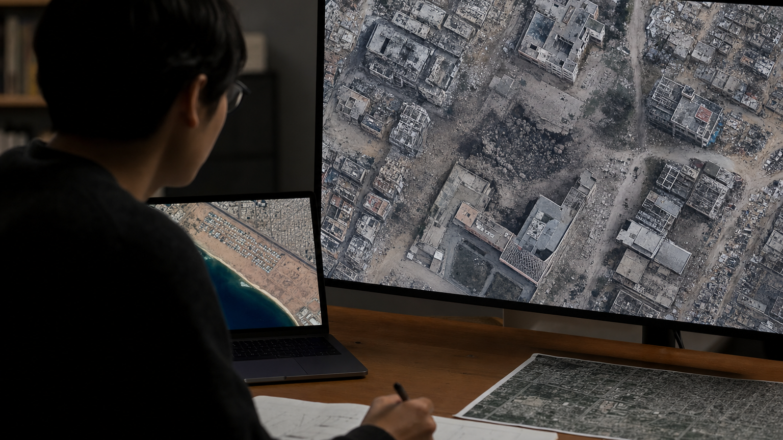 批評：Google Earthの衛星画像AI編集機能、公開翌日に停止——難民・爆撃跡の偽画像生成が問題視（記事内画像）